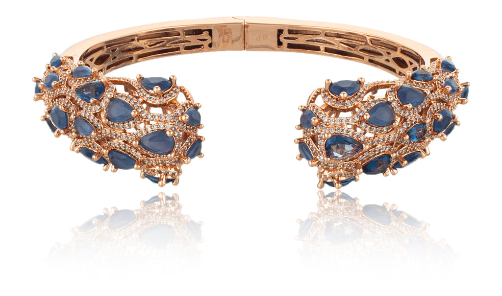 Sapphire Rose Gold Bracelet