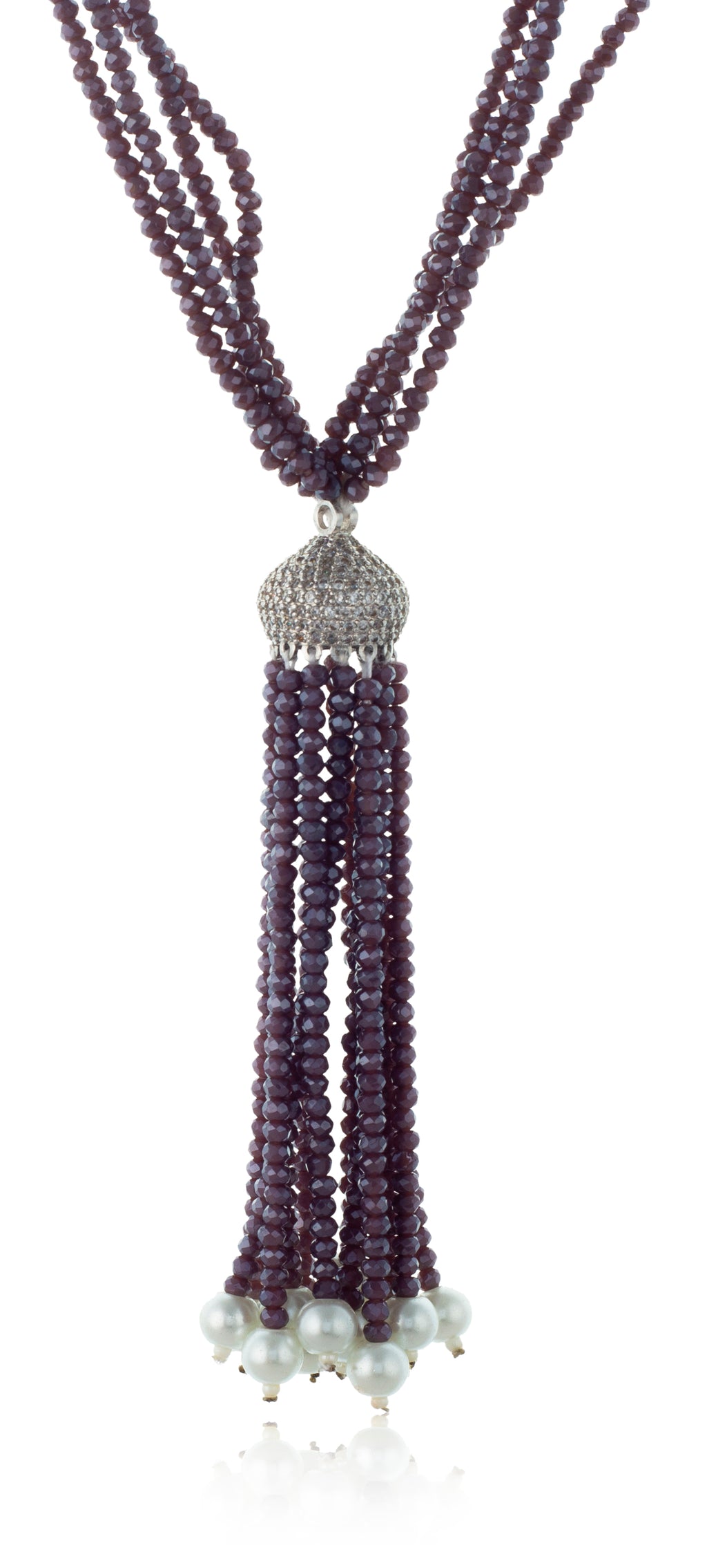 Sapphire Tassel Necklace