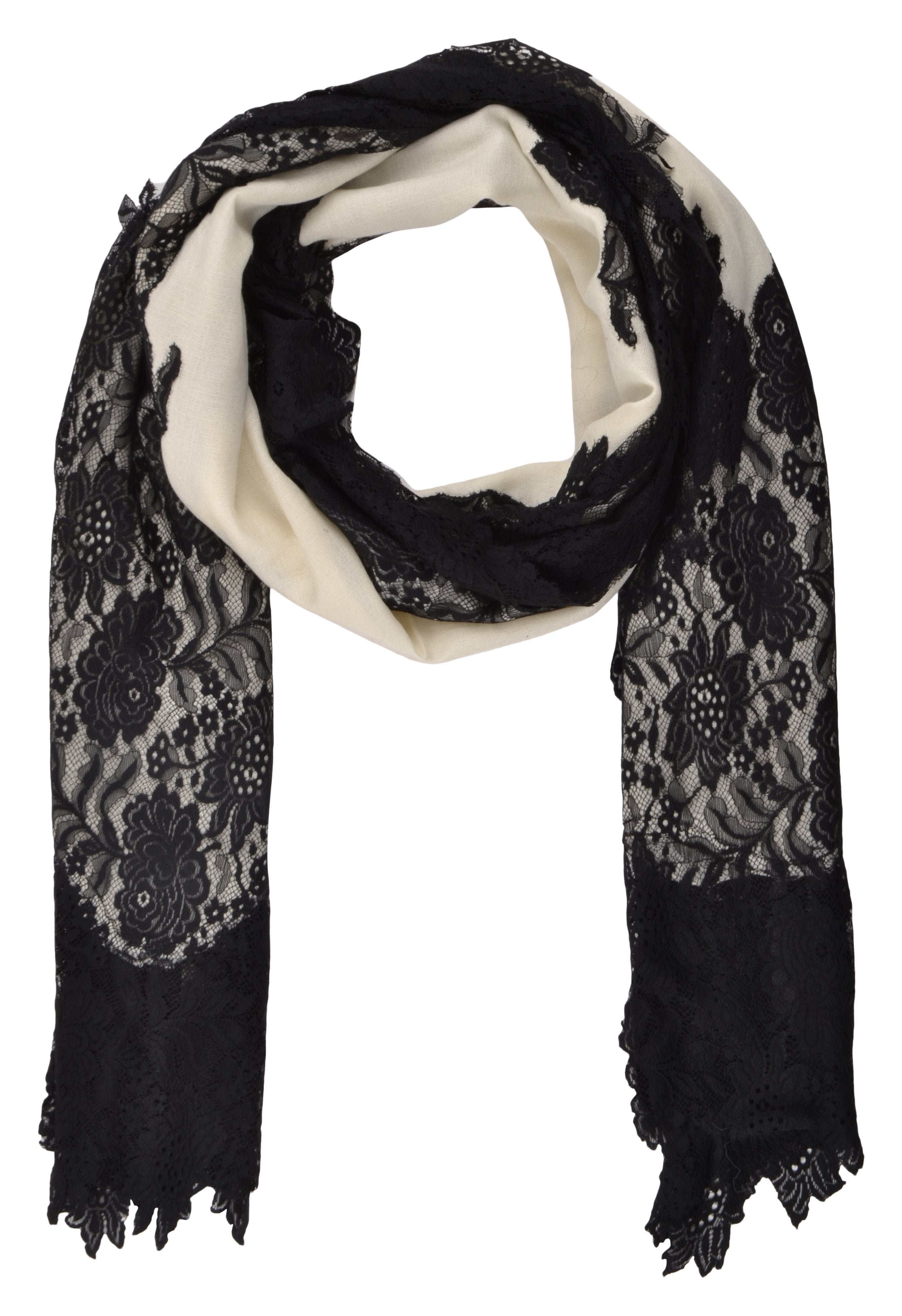 Scarf Black And White Pashmina White Pashmina Scarf Shawl Wrap